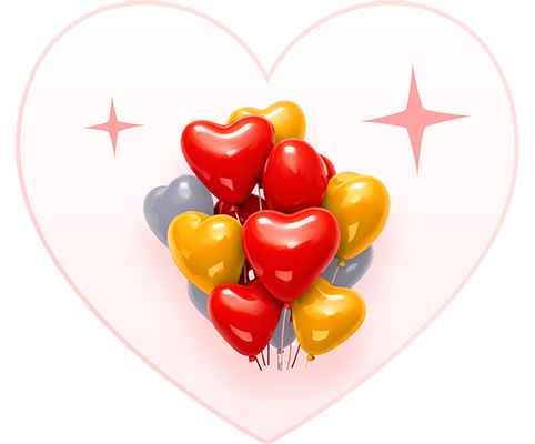 Valentine Balloon Decoration