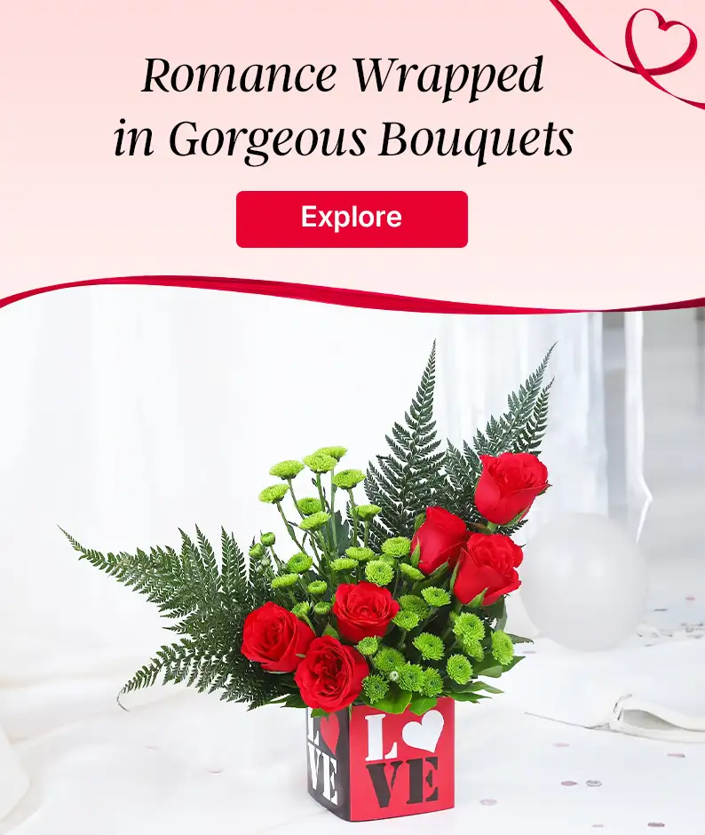 valentine flowers