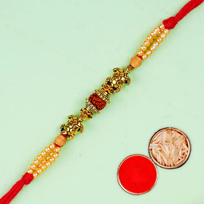 Turtle Raki Fengshui Turtle Rudraksha Rakhi australia | Gift Fengshui Turtle ...