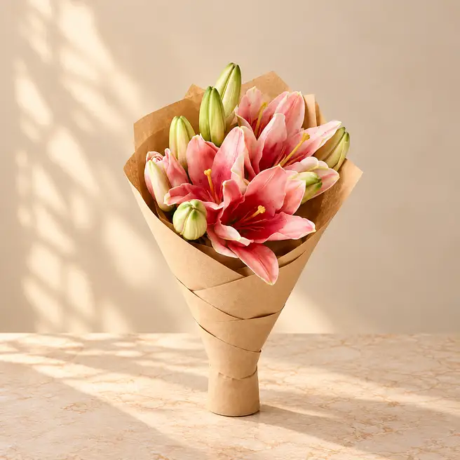 Gracious Lilies Bouquet