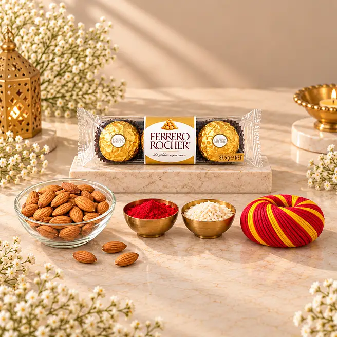 Nuts And Chocolate Treat For Brother