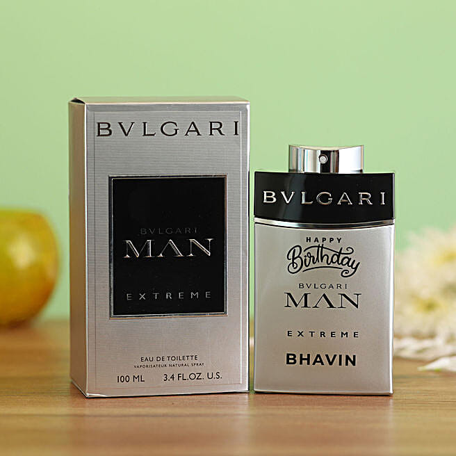 Personalised Bvlgari Men Extreme EDP bulgaria Gift Personalised