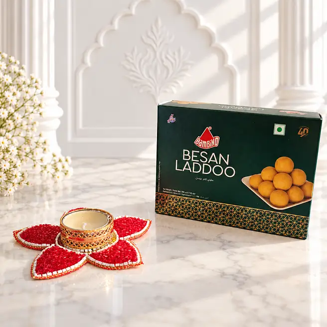 Diwali Sparkle Lights N Sweets Gift Box