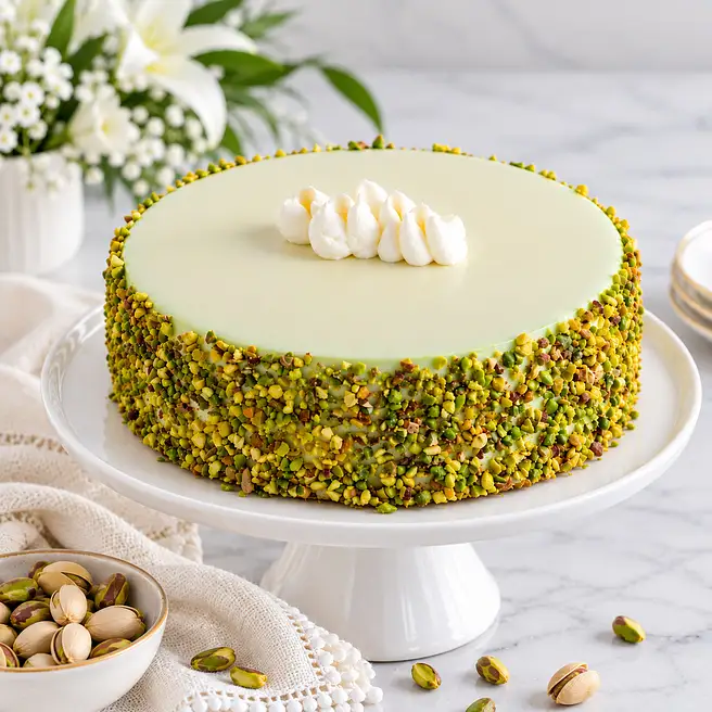 Pistachio Almond Cake