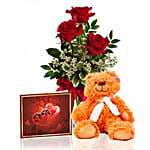 Roses N Teddy Combo
