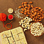 Bhai Dooj Festivity Soan Papdi And Dry Fruits Combo