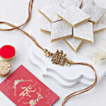 Ethereal Embrace Ram Darbar Rakhi N Kaju Katli Delight