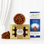 Ferrero Rocher With Almonds And Lindt Chocolate