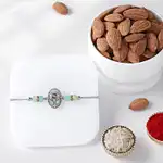 Mint Mandala Rakhi Nut Gift