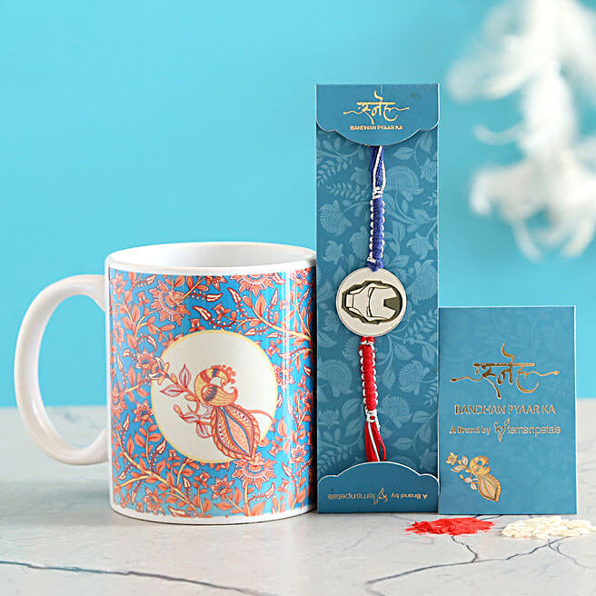 Ironman Kids Rakhi And Ceramic Mug Combo italy Gift Ironman Kids
