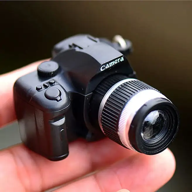 Mini Sound N Light DSLR Camera Keychain