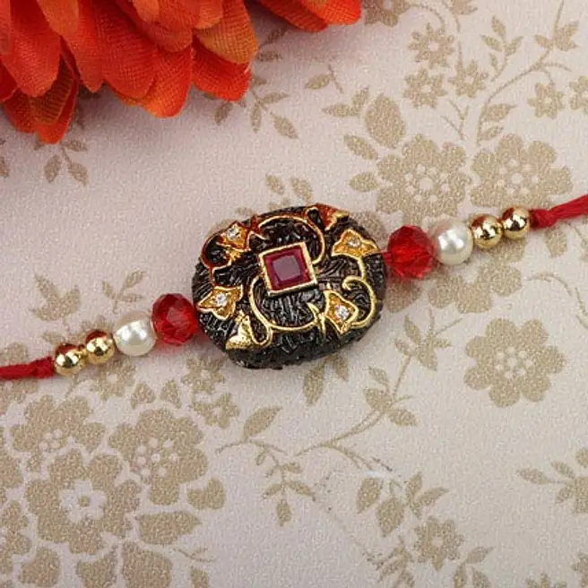 Buy/Send Premium Antique Rakhi Online- FNP