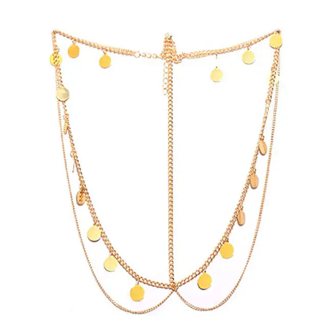 Coin Forehead Chain Buy/Send Golden Coin Head Chain Online- FNP