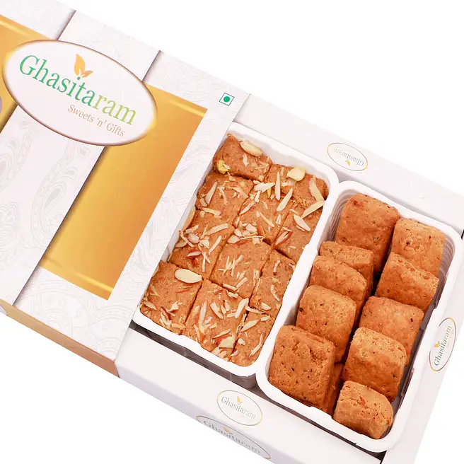 Buy/Send Besan Barfi & Methi Mathri Hamper Online- FNP
