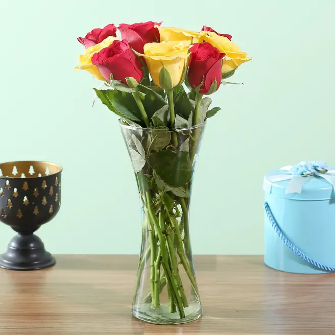 Buy/Send Happy Mixed Roses Online- FNP