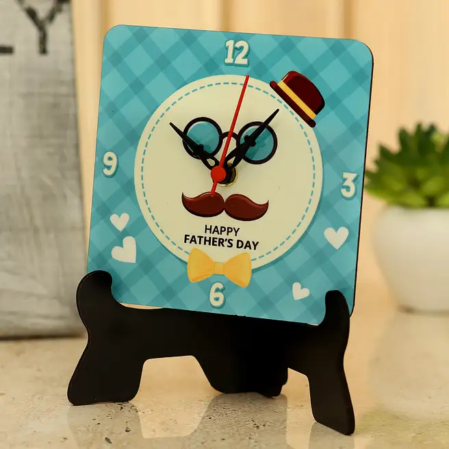 Buy/Send Quirky Table Clock For Dad Online- FNP