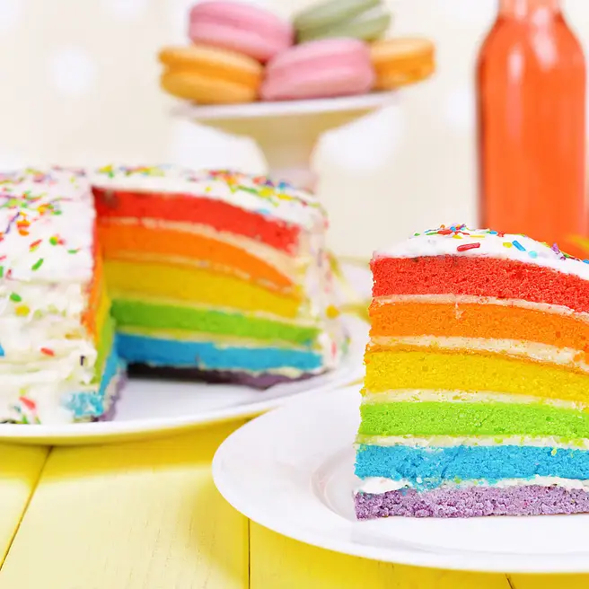 Rainbow Cream Cake