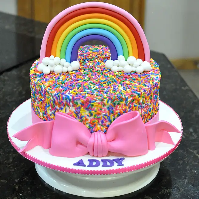 Rainbow Sprinkles Cake