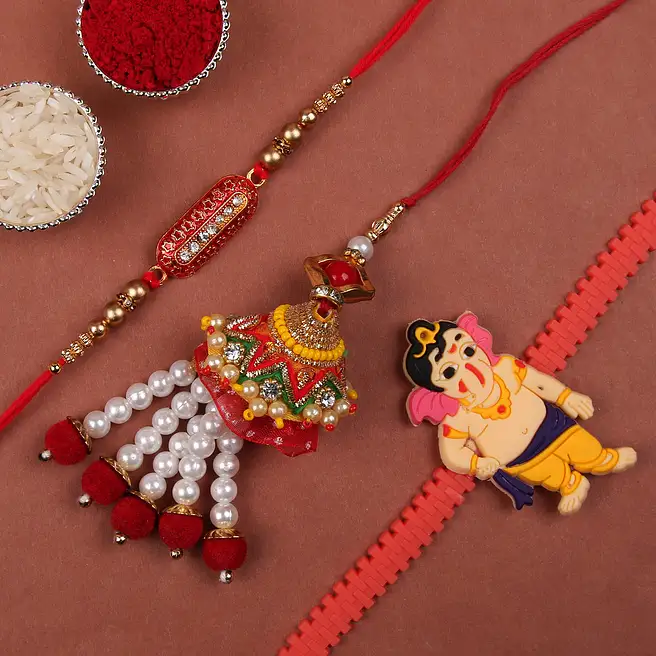Buy/Send Bhaiya Bhabhi Rakhi & Bal Ganesha Rakhi Online- FNP