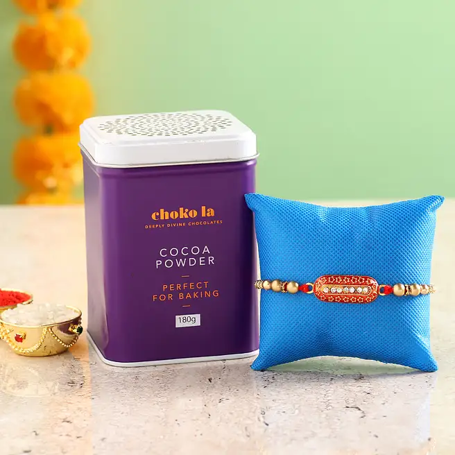 Powder Choko Buy/Send Choko La Cocoa Powder & Capsule Rakhi Online- FNP
