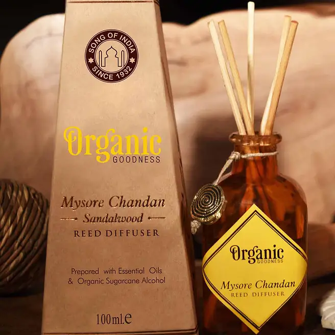 Buy/Send Sandalwood Organic Ambience Diffuser with Reeds Online- FNP