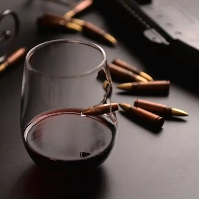Buy/Send Bullet Whisky Glass ( Set of 2 ) Online- FNP