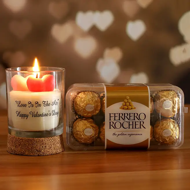 Valentines Day Special Votive Ferrero Rocher