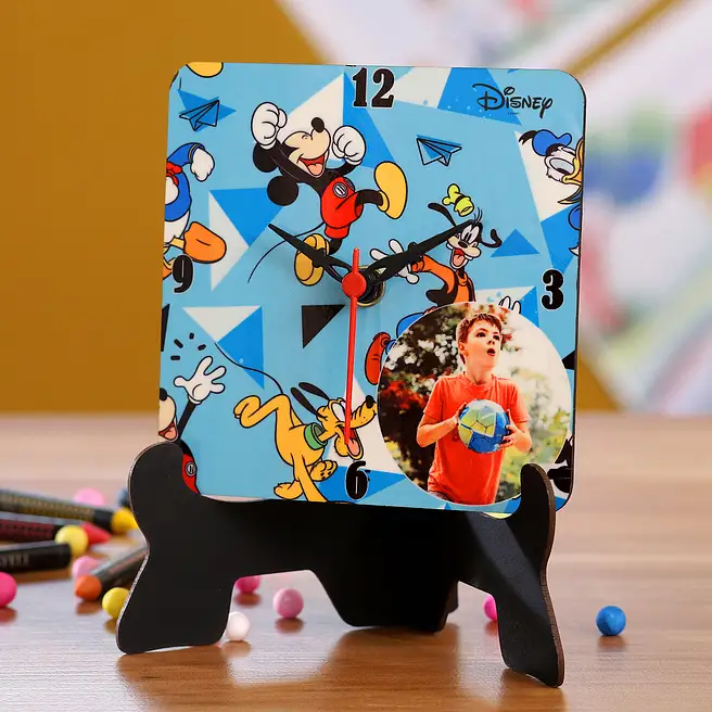 Buy/Send Personalised Disney Characters Table Clock Online- FNP