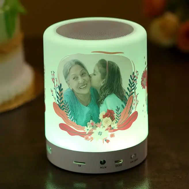 Personalised LED Lamp Speaker For Mom