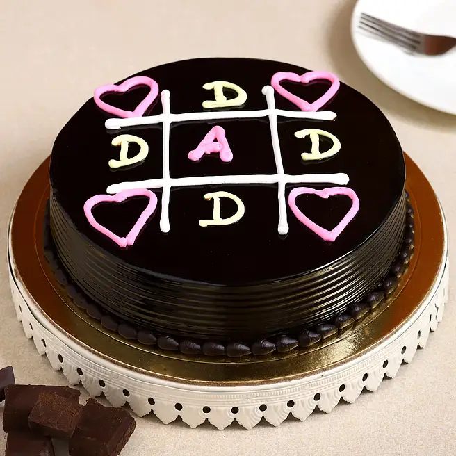 Happy Father's Day Truffle Cake