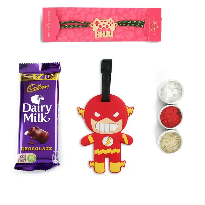 Buy/Send Gamer Brother Rakhi Gift Set Online- FNP