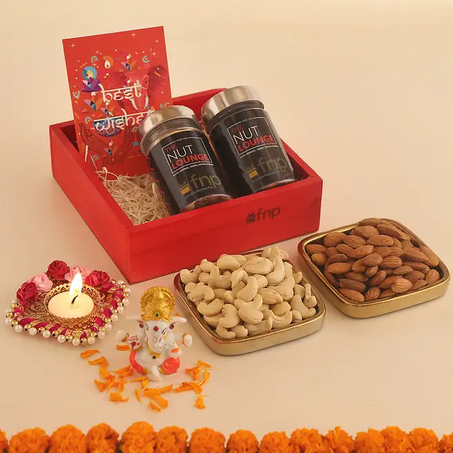 Buy/Send Happy Diwali Healthy Dryfruits Hamper Online- FNP