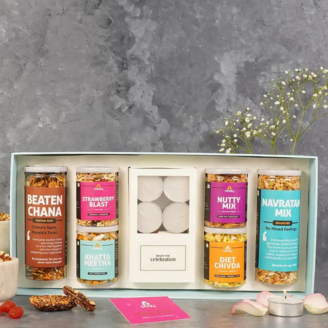 Omay Foods Joyous Treats Diwali Gift Box