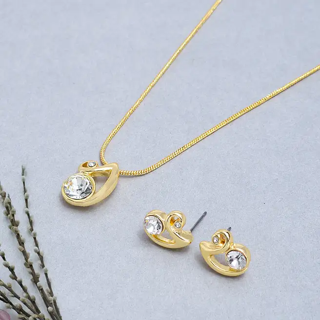 Golden Beauty Necklace Set