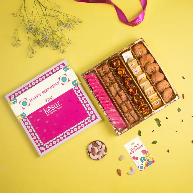 Royalty of Jaipur Birthday Sweets Box