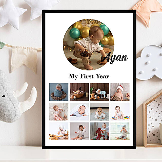 Photo Frame Personalised 1st Birthday Gifts Boy Picture Frame