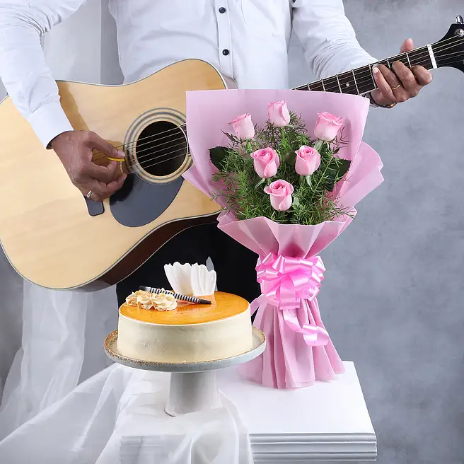 Rose Symphony Wishes With Guitarist