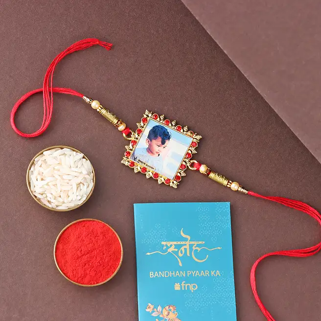 Buy/Send Personalised Photo Rakhi Online- FNP