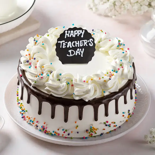Teacher's Day Chocolates Cake