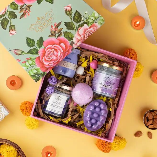Send Calming Box Buy/Send Lavender Calming Vibes Gift Box Online- FNP