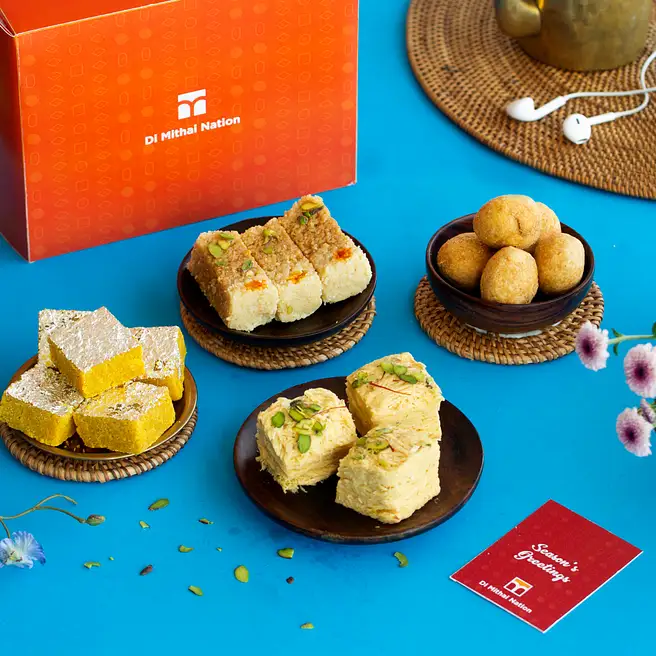 Dials Sweets Buy/Send Golden Diwali Sweets Collection Online- FNP