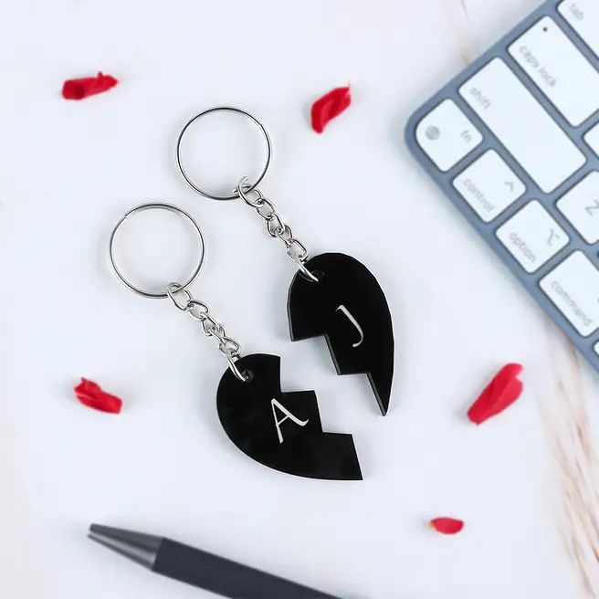 Buy/Send Personalised Soulmate Keychain Duo Online- FNP