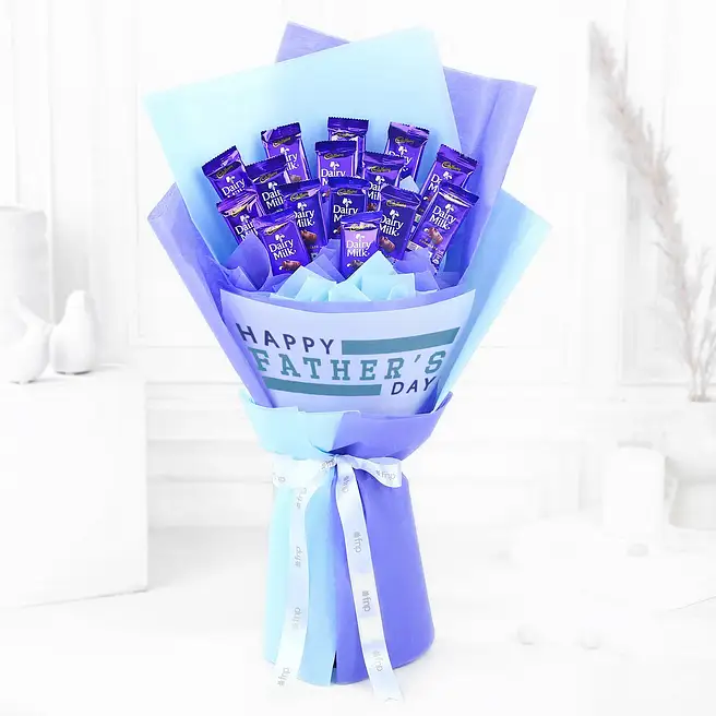 Love Wrapped Chocolate For Dad