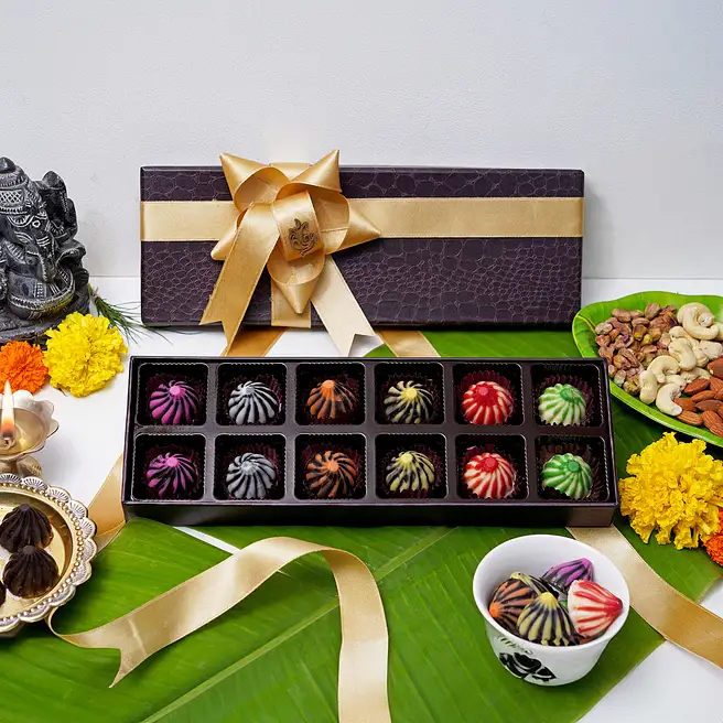 Modak Sweet Box Buy/Send Fusion Modak Box Online- FNP
