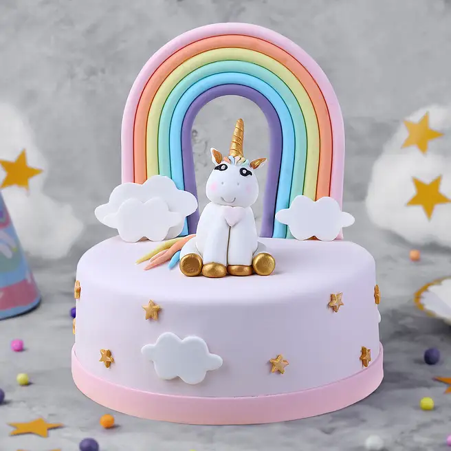 Whimsical Unicorn Chocolate Dream Cake