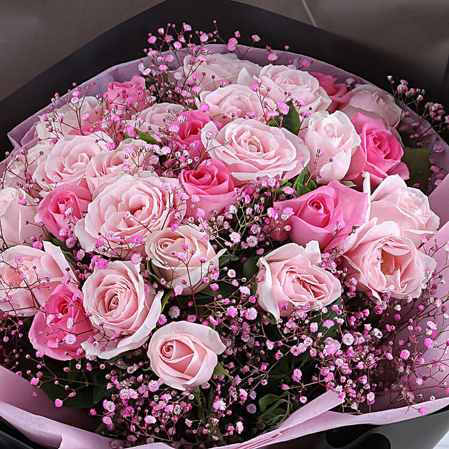 Buy/Send Blossoms of Love Rose Arrangement Online- FNP