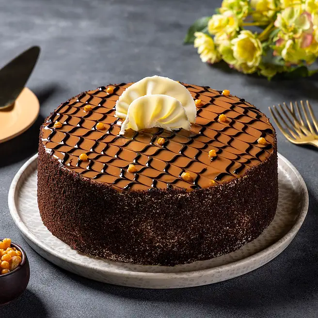 Heavenly Butterscotch Cream Cake