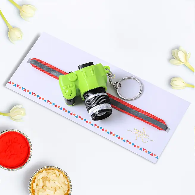 Buy/Send Mini Camera Keychain Rakhi Online- FNP
