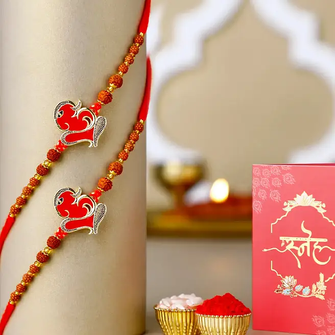 Buy/Send Power N Faith Strength Ganesha Rakhi Online- FNP