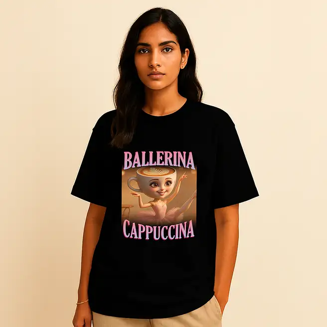 Ballerina Cuppucina Oversized Tshirt
